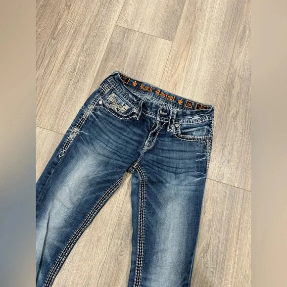 Rock Revival Berry Straight Stretch Jean size 28 by 31 inseam - Picture 12 of 13